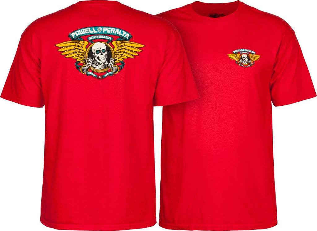 T-shirt Powell-Peralta™Winged Ripper Red - SkateTillDeath.com
