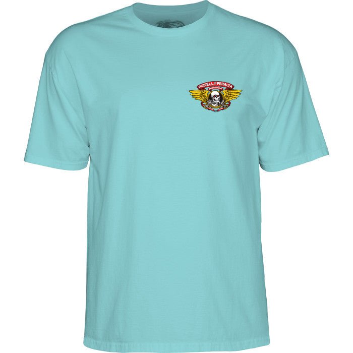 T-shirt Powell-Peralta™Winged Ripper Teal – SkateTillDeath.com