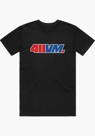 T-Shirts 411 411VM Logo (Red/Blue) - SkateTillDeath.com