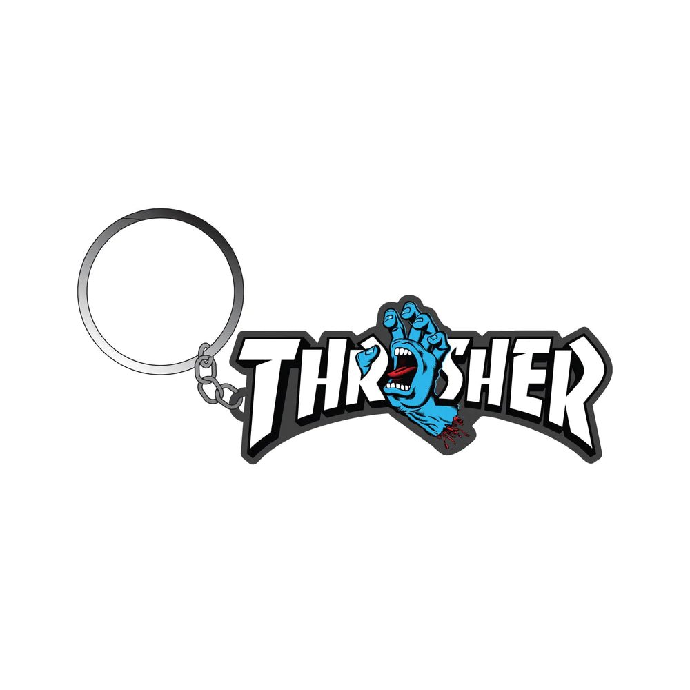 Thrasher Screaming Logo Santa Cruz Key Chain - SkateTillDeath.com