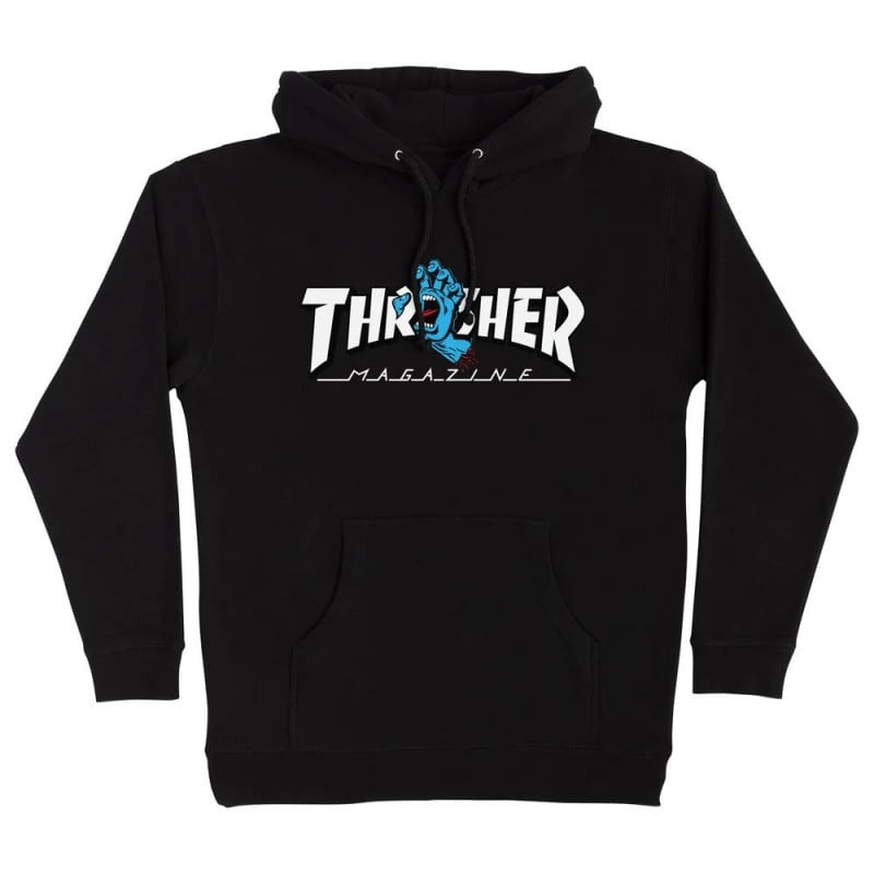 Thrasher Screaming Logo Santa Cruz Men's Hoodie - SkateTillDeath.com