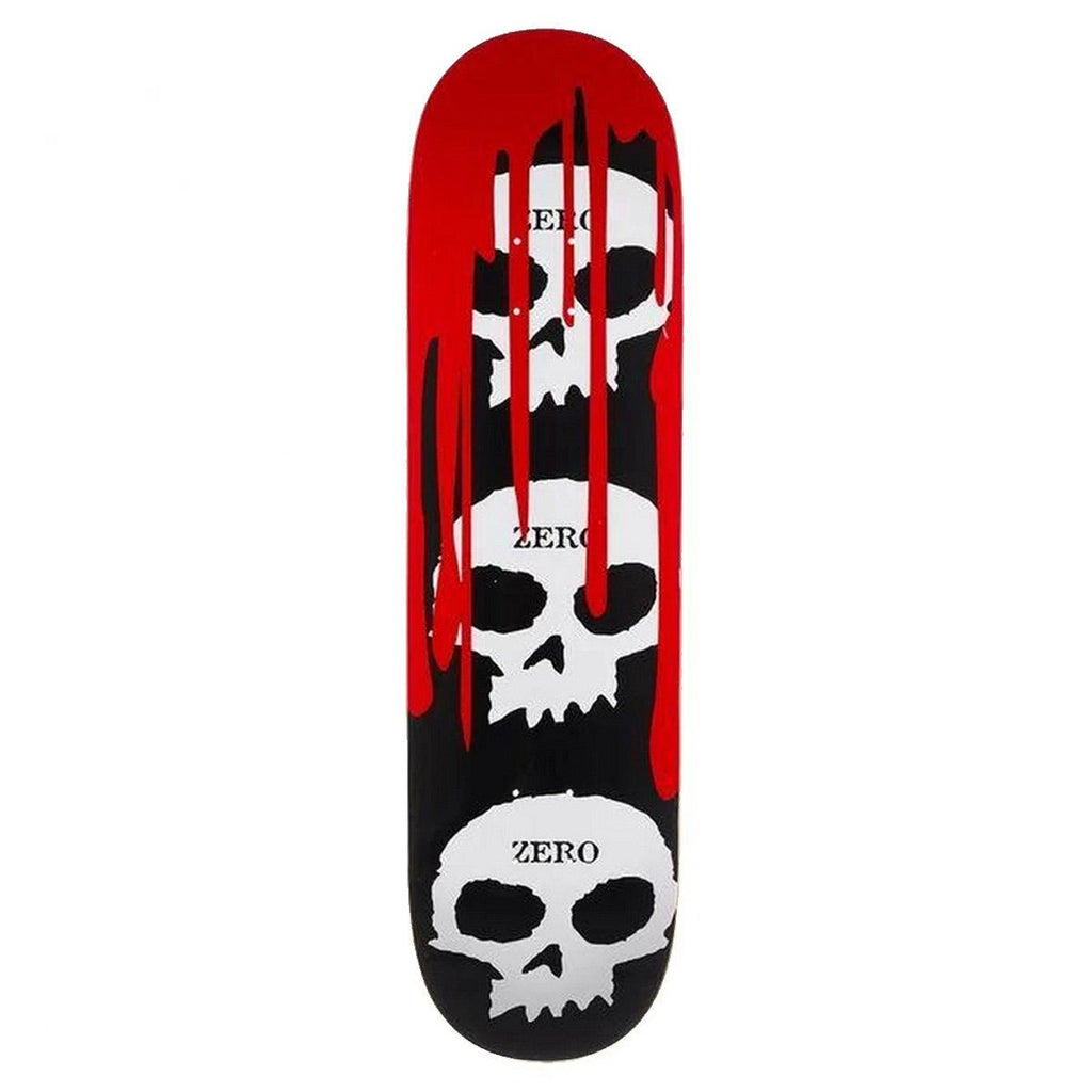 zero 3 skull blood skateboard deck multi 8.0 - SkateTillDeath.com
