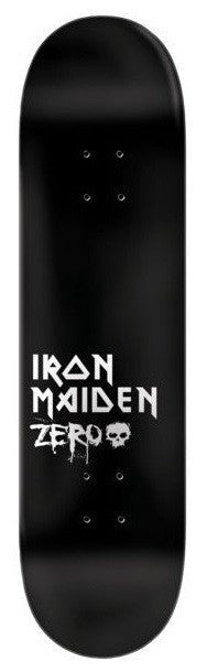zero iron maiden the number of the beast 8.25" skateboard deck - SkateTillDeath.com